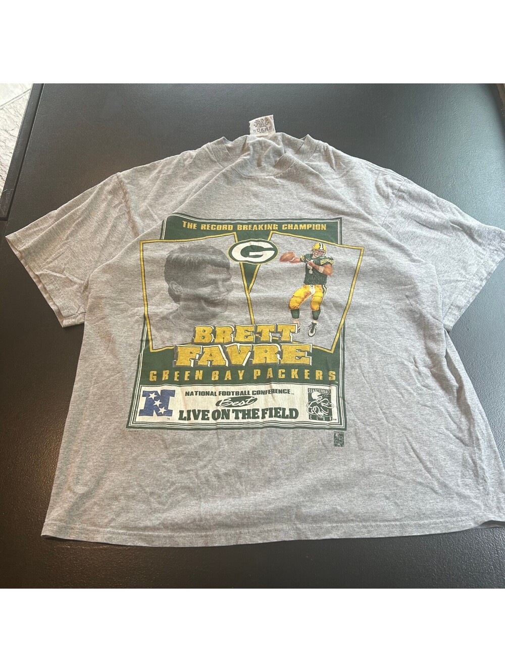 Vintage Brett Favre Green Bay Packers T-Shirt XL